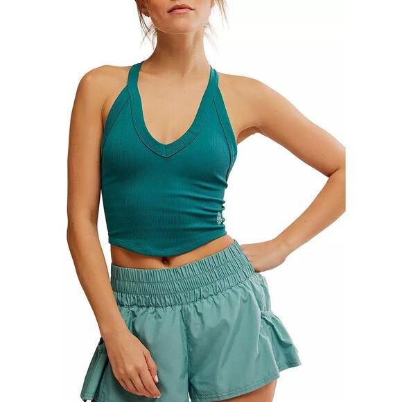 FREE PEOPLE Women's All Clear V Neck Cami Size XS-S In End Zone - Picture 1 of 13